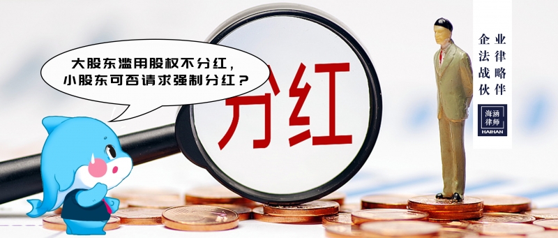 大股东滥用股权不分红，小股东可否请求强制分红？